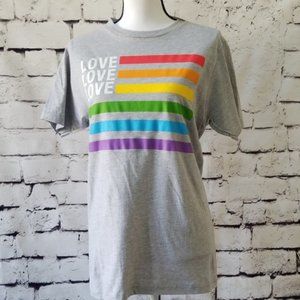 JEM Collective LOVE Pride Tee - Size Small - NWT!